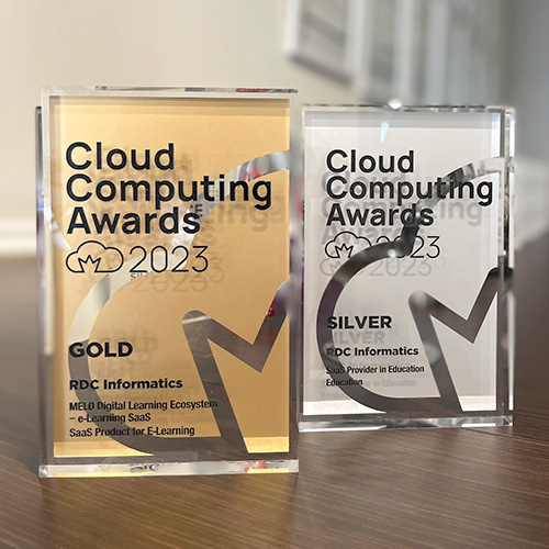 GOLD & SILVER AWARD στα Cloud Computing Awards 2023 για την RDC Informatics